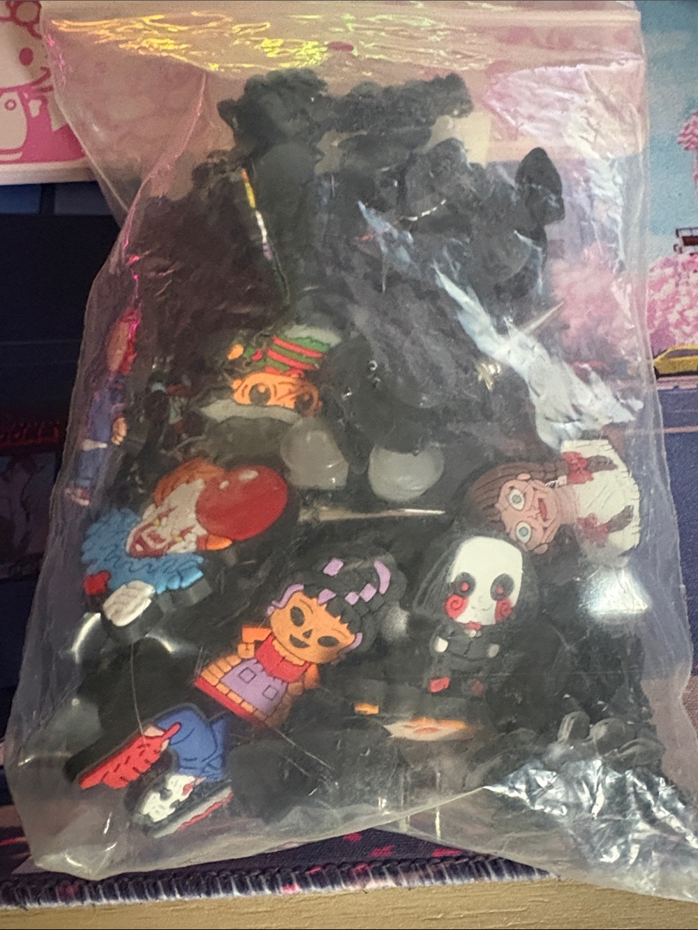 Crocs Shoe Charms - horror theme